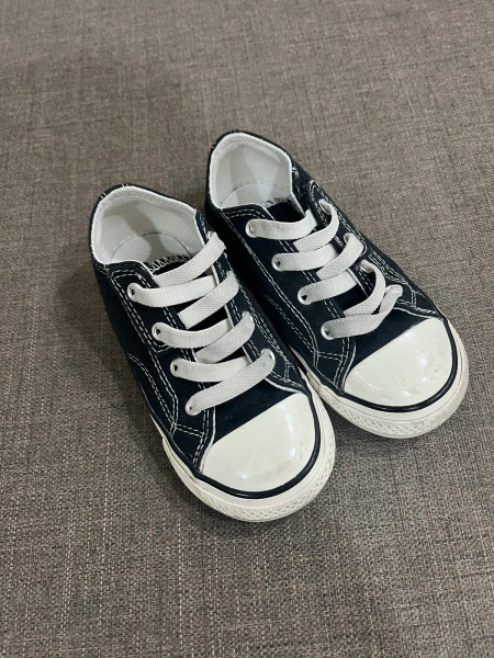 CONVERSE 低筒黏貼帆布鞋 image 1 of 0