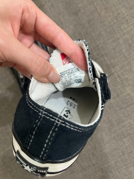 CONVERSE 低筒黏貼帆布鞋 image 1 of 0