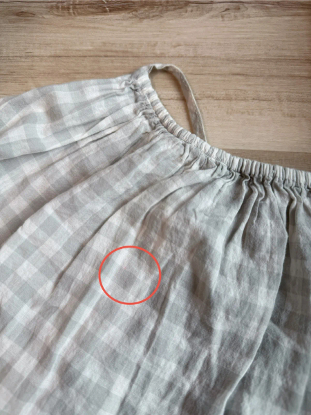 Ines Romper-淺灰綠色格子 image 1 of 0