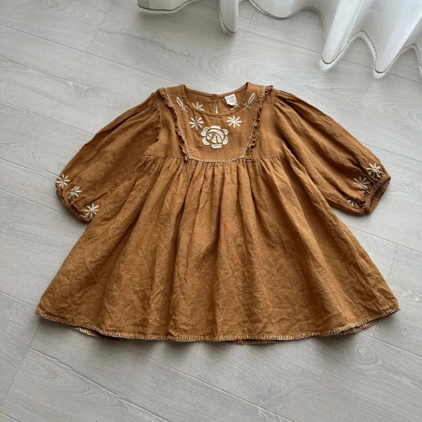 棉麻洋裝 image 1 of 0