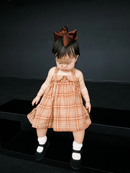 Carrot skirt-arancione quadri image 1 of 0