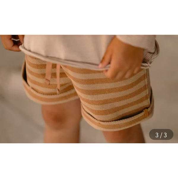 Nixnut 餅乾條紋短褲 Uno Short Biscuit Stripe 122 image 1 of 0