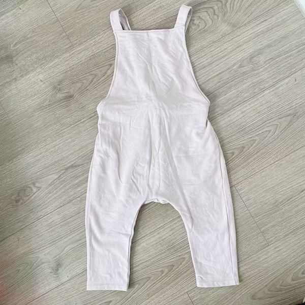 Gray Label 內刷毛吊帶連身褲 3-4y 嫩粉色 image 1 of 0