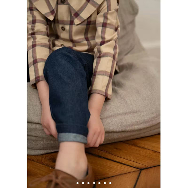 LOIR Paris 有機棉牛仔褲 Trousers Georges - Denim 6y image 1 of 0