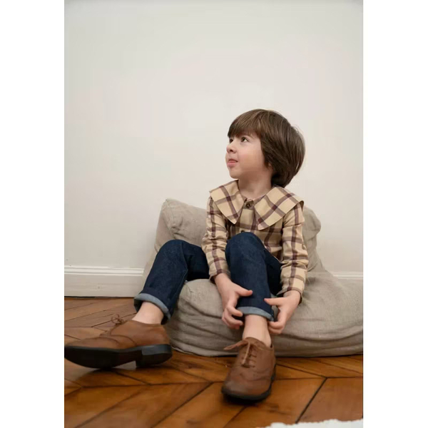LOIR Paris 有機棉牛仔褲 Trousers Georges - Denim 6y image 1 of 0