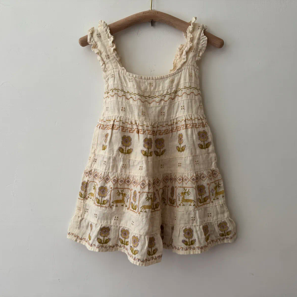 圖騰刺繡背心洋 image 1 of 0
