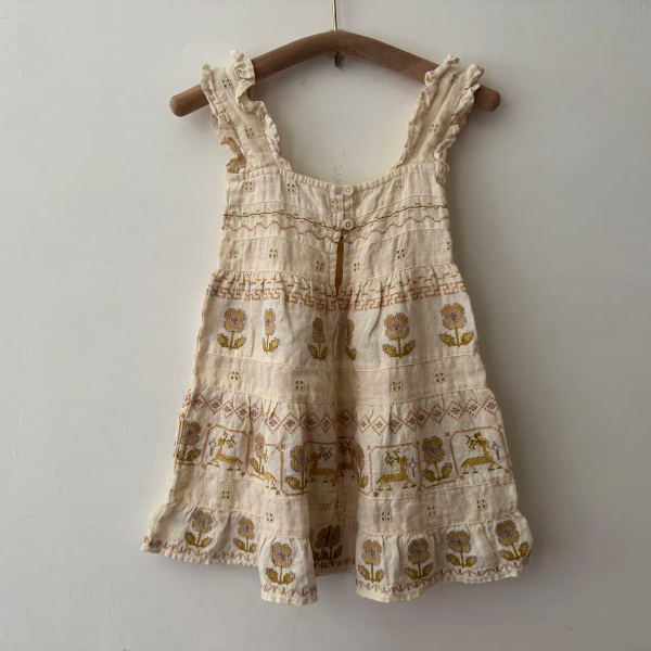 圖騰刺繡背心洋 image 1 of 0
