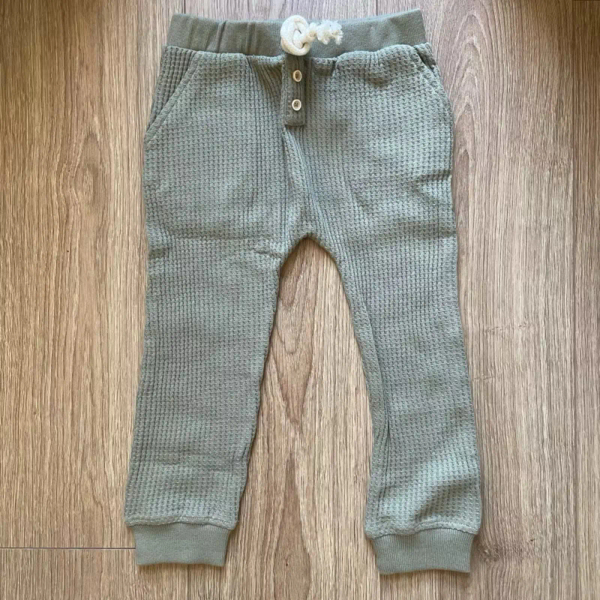 Jamie Kay 有機棉鬆餅格長褲 4y image 1 of 0