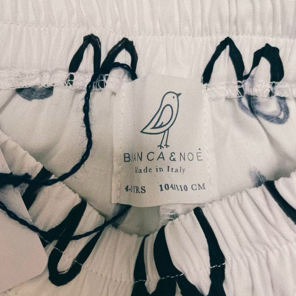 Blanca & Noe 波浪印花七分褲 Little Bird shorts - waves 4-5歲 image 1 of 0