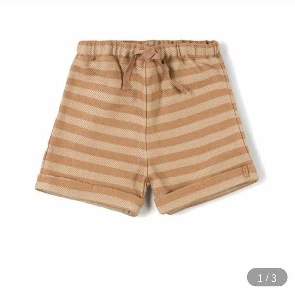 Nixnut 餅乾條紋短褲 Uno Short Biscuit Stripe 122 image 1 of 0