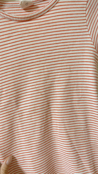 棉質條紋上衣 image 1 of 0