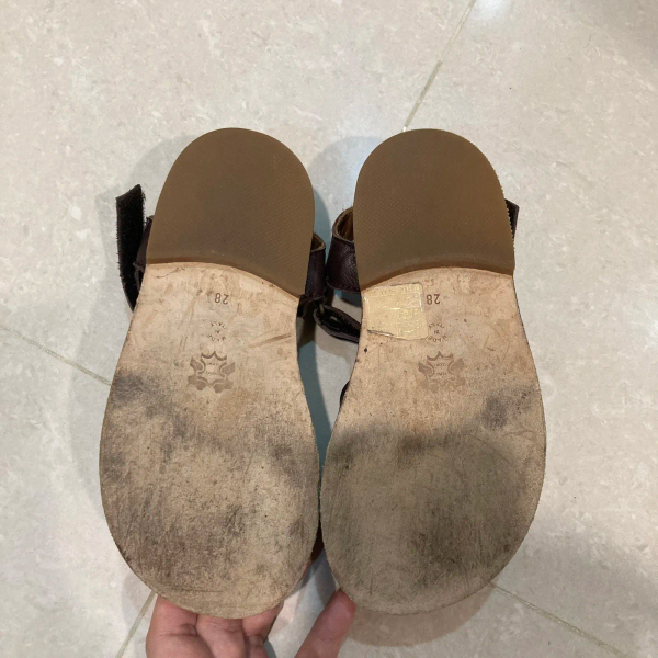 Pèpè咖啡色蝴蝶結涼鞋 image 1 of 0