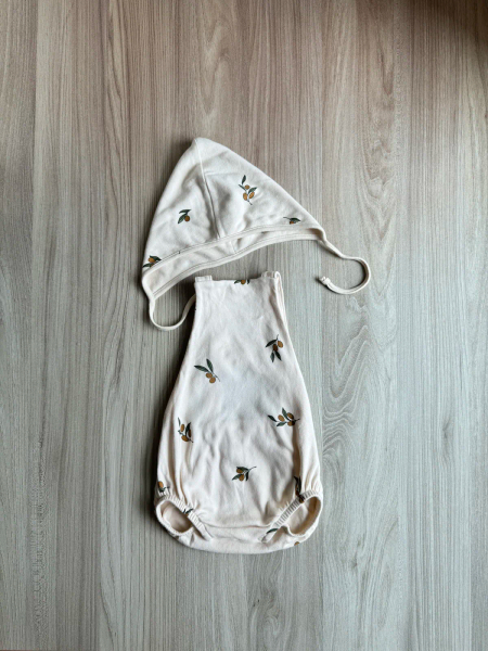 （含帽子）橄欖果實吊帶褲 image 1 of 0