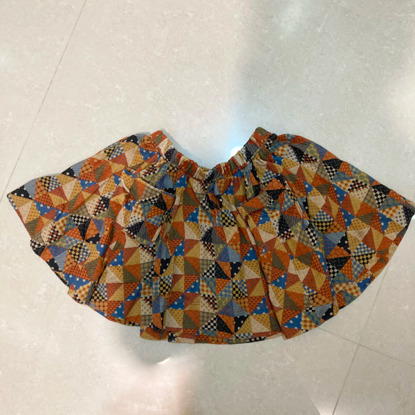 MP拼接印花半裙 image 1 of 0