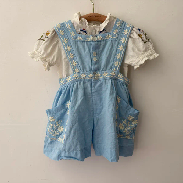 CLARA ROMPER+LUNA TOP吊帶褲上衣組 image 1 of 0