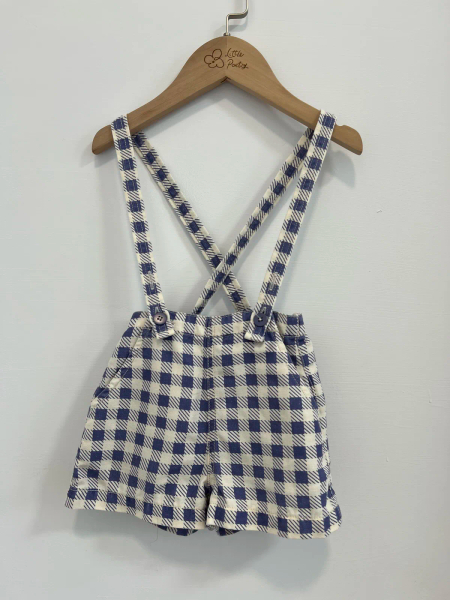 Enid Shortall, Gingham Print, Blueberry image 1 of 0