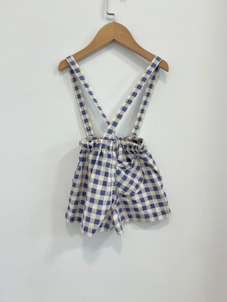 Enid Shortall, Gingham Print, Blueberry image 1 of 0