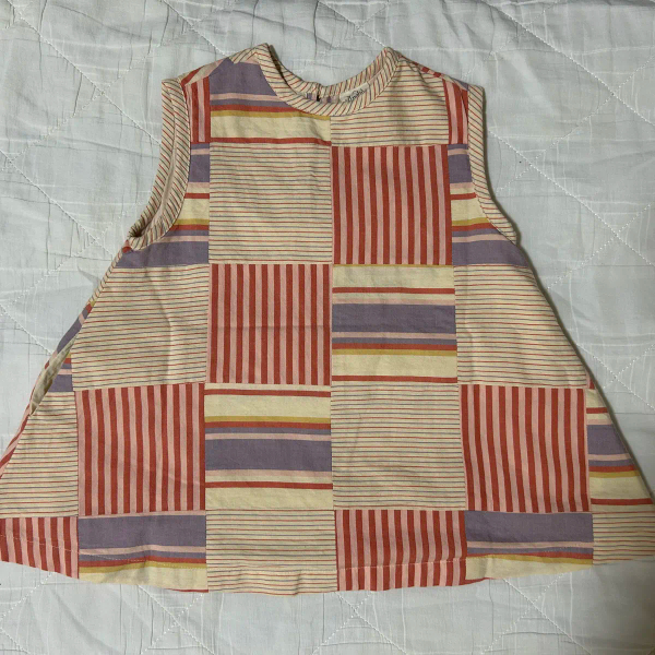 Patchwork Checkerboard Asa Dress 1-2Y image 1 of 0