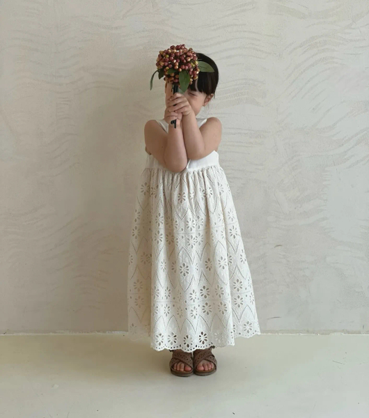 Eyelet Cosy Dress M image 1 of 0