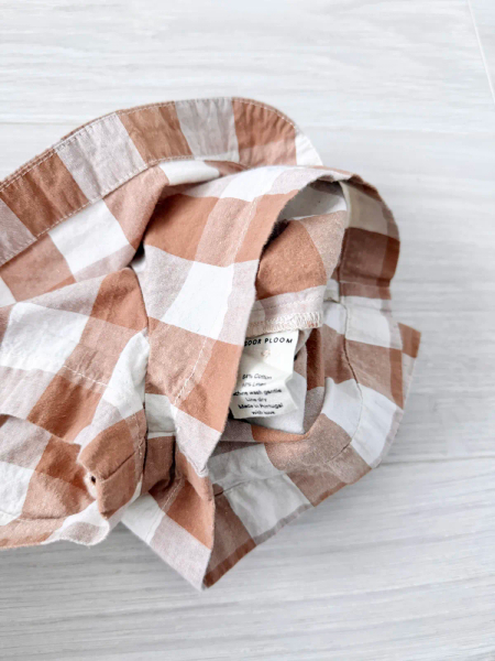 Olive skort - gingham image 1 of 0