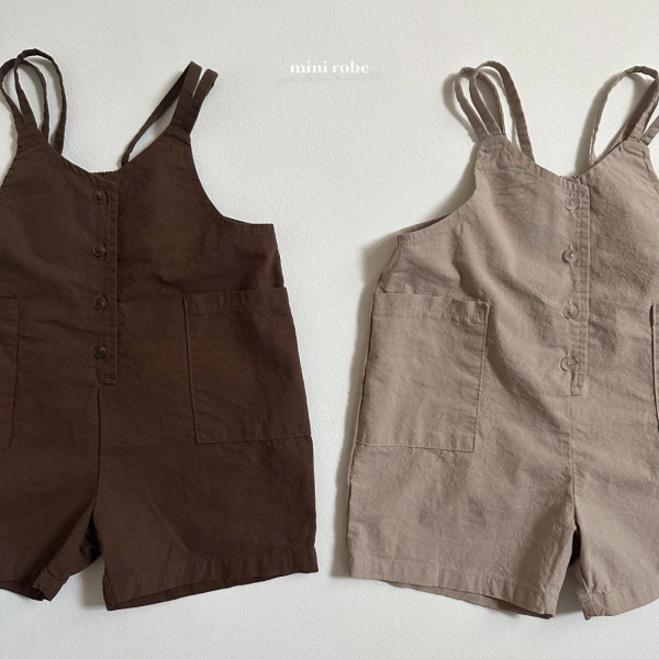 AHCO鈕扣連身褲 image 1 of 0