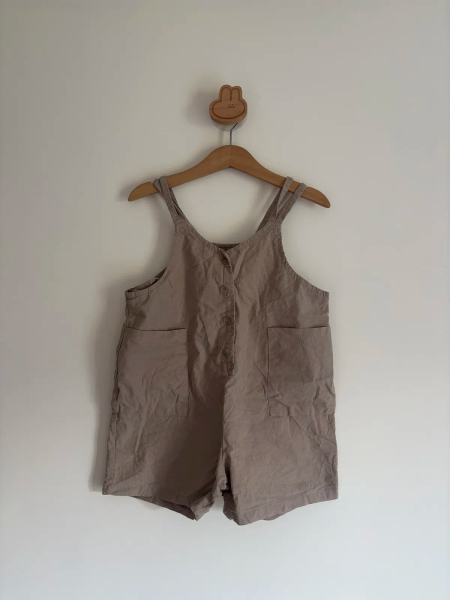 AHCO鈕扣連身褲 image 1 of 0