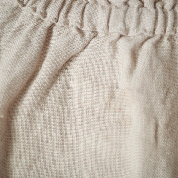 澎袖亞麻上衣 image 1 of 0