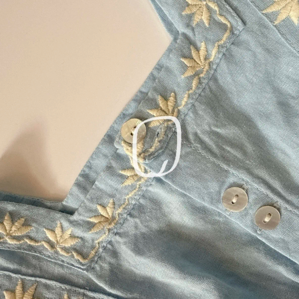 CLARA ROMPER（AIRY BLUE LINEN） image 1 of 0