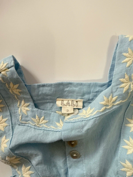 CLARA ROMPER（AIRY BLUE LINEN） image 1 of 0