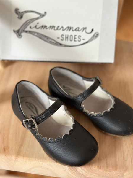 zimmerman shoes Scalloped Mary Jane - Black image 1 of 0