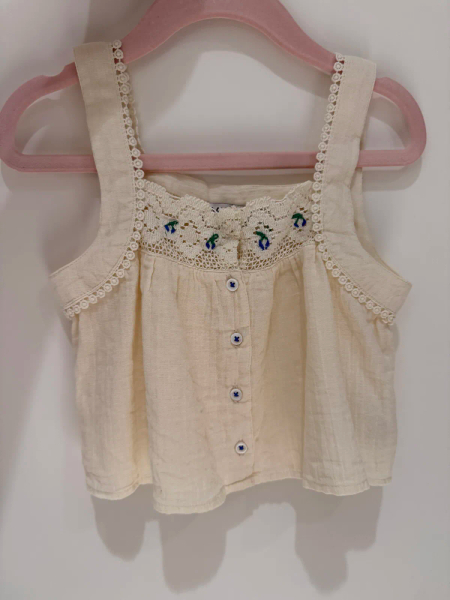 刺繡背心上衣 image 1 of 0