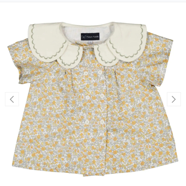 Maison Marelle - Blouse Nollet - Flower黃色碎花 image 1 of 0