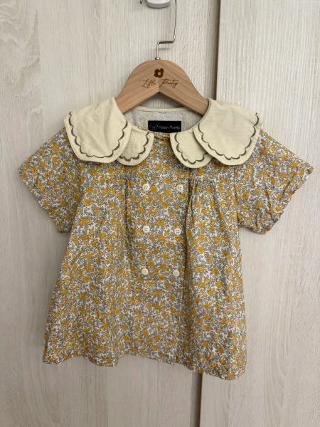 Maison Marelle - Blouse Nollet - Flower黃色碎花 image 1 of 0