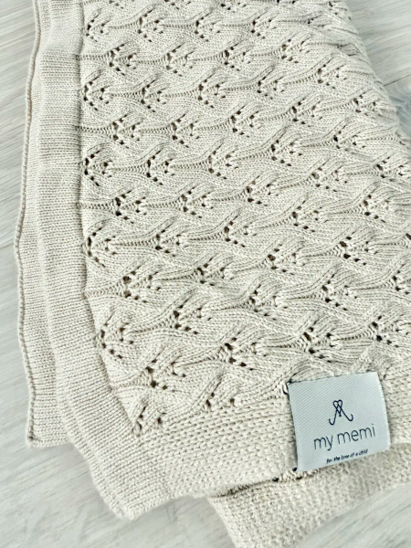 Bamboo blanket - light beige image 1 of 0