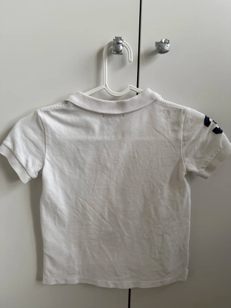 白色polo短袖上衣 image 1 of 0
