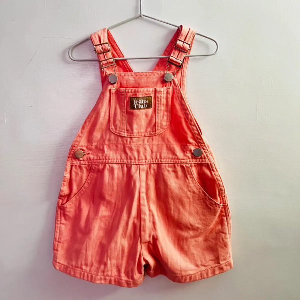 Twin Collective 粉紅牛仔吊帶短褲 image 1 of 0