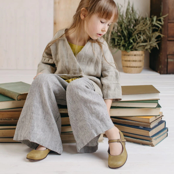 仿舊刷色瑪莉珍鞋 image 1 of 0