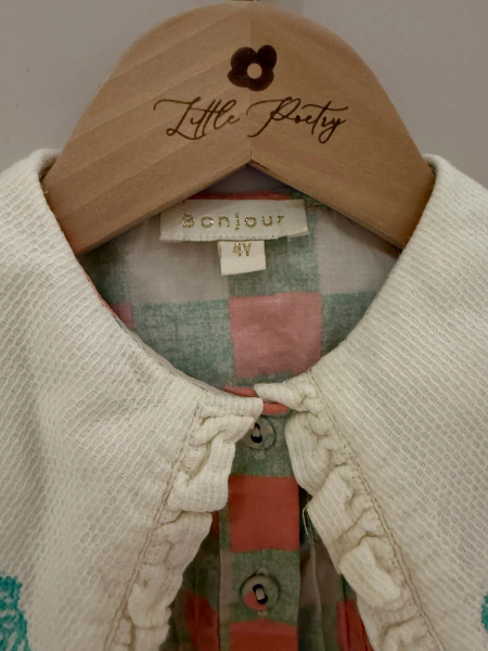 刺繡翻領套裝 image 1 of 0