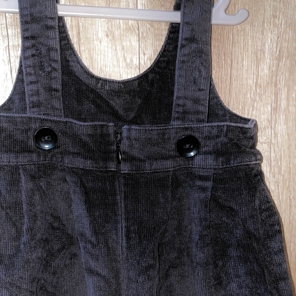 Iris Jumpsuit 黑色細絨吊帶褲 2y image 1 of 0