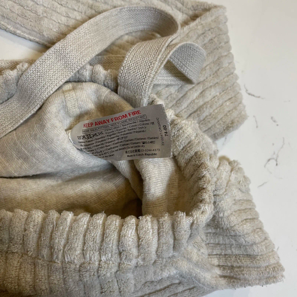 復古泰迪吊帶褲 - Cream Blend 1-2y image 1 of 0