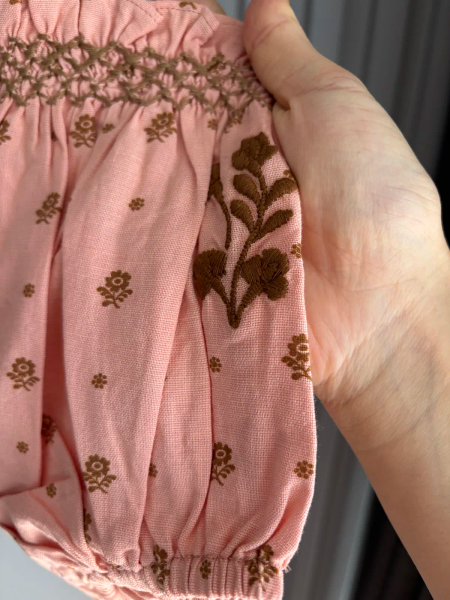 Baby Myrtle Bloomer - Meadow Calico Ribbon 寶寶刺繡燈籠褲 image 1 of 0
