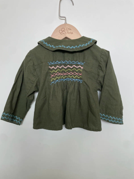 Gretchen Blouse-Forest 2-3Y image 1 of 0