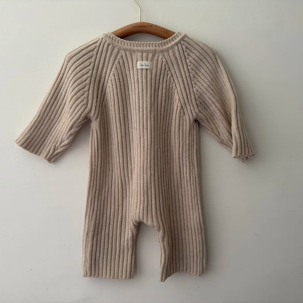 韓國品牌針織連身服(米色) image 1 of 0