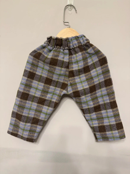 灰藍色格子褲 image 1 of 0