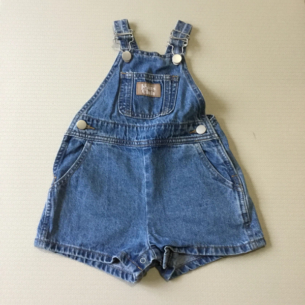 牛仔吊帶褲 image 1 of 0