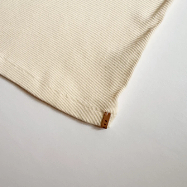 Tuc Longsleeve 荷葉圓領長T | Cream image 1 of 0