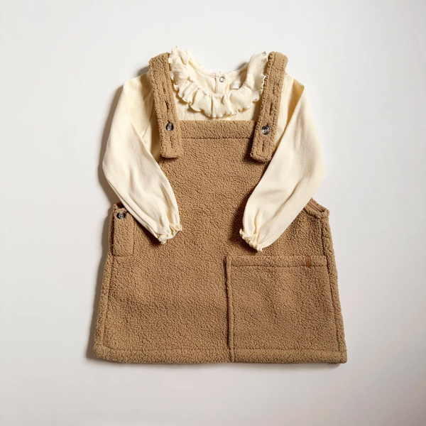 Tuc Longsleeve 荷葉圓領長T | Cream image 1 of 0