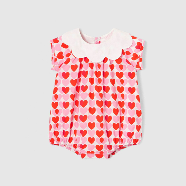 花瓣領愛心包屁衣 image 1 of 0