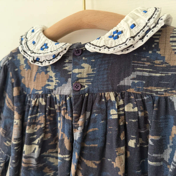 Tula baby dress - tapestry floral blue image 1 of 0