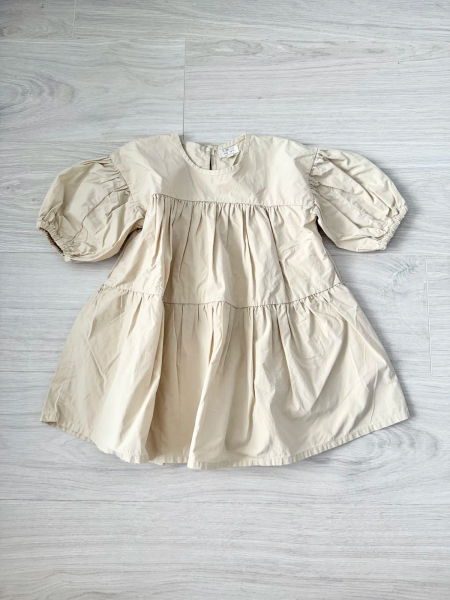 長袖蛋糕裙洋裝(原色） image 1 of 0